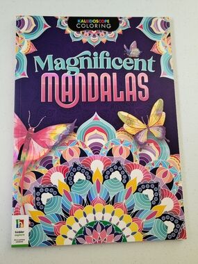 Kaleidoscope Coloring Magnificent Mandalas Coloring Book - Multi